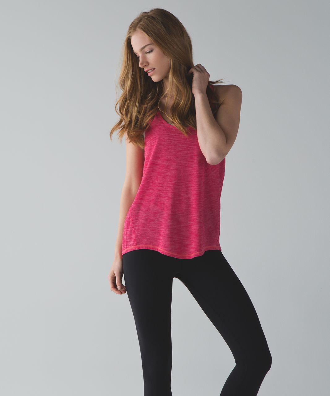 Lululemon Salute the Sun Tank - Heathered Boom Juice