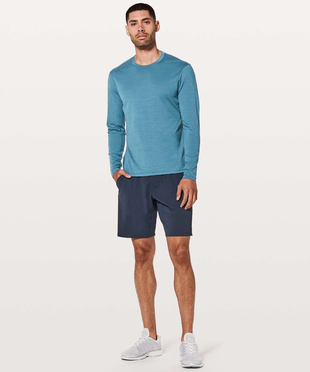 Lululemon Somatic Aero Long Sleeve - Pewter Blue