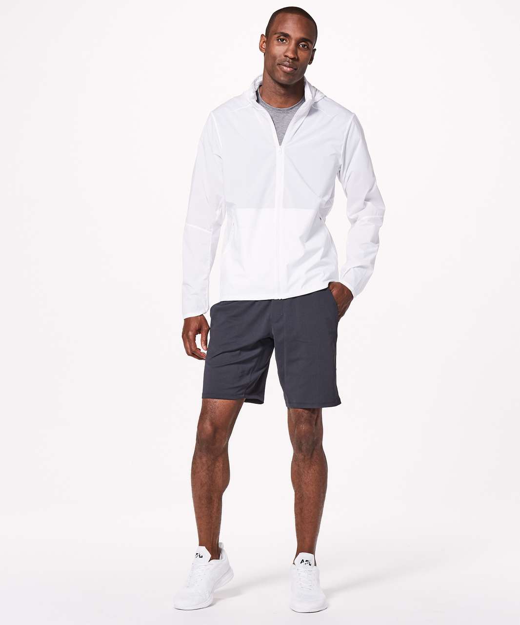 lululemon athletica White Windbreakers for Men