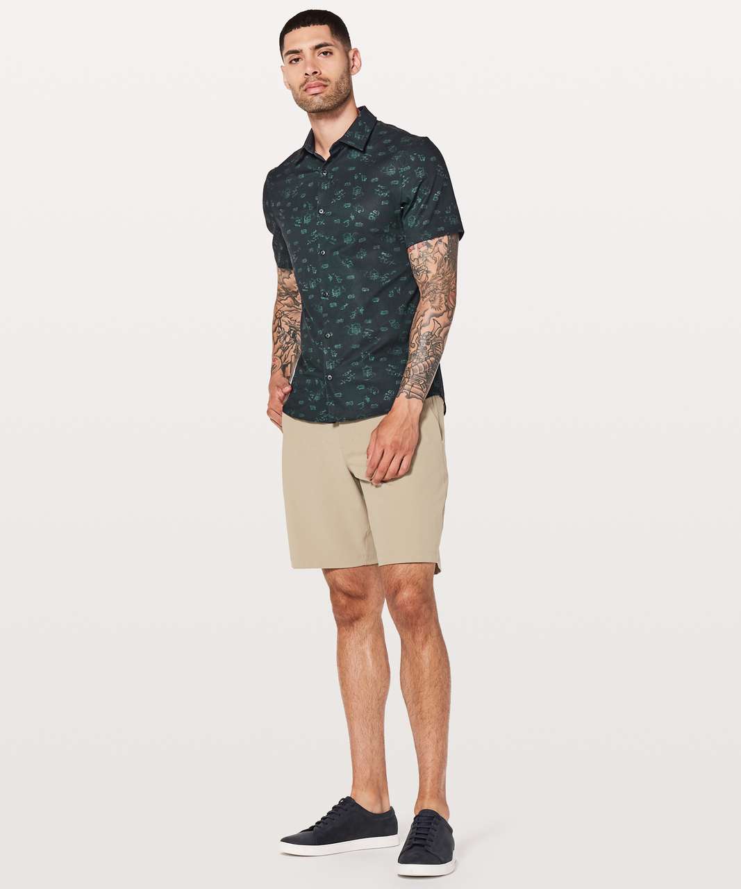 Lululemon Airing Easy Short Sleeve Buttondown - Shift Multi (First Release)