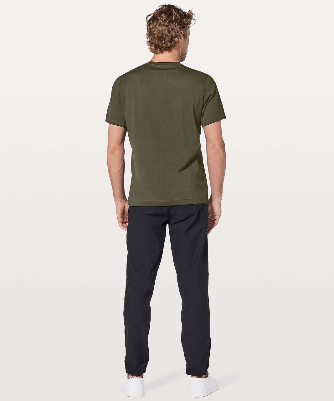 Lululemon Dyel Up Tee - Pigment Dye Dark Olive