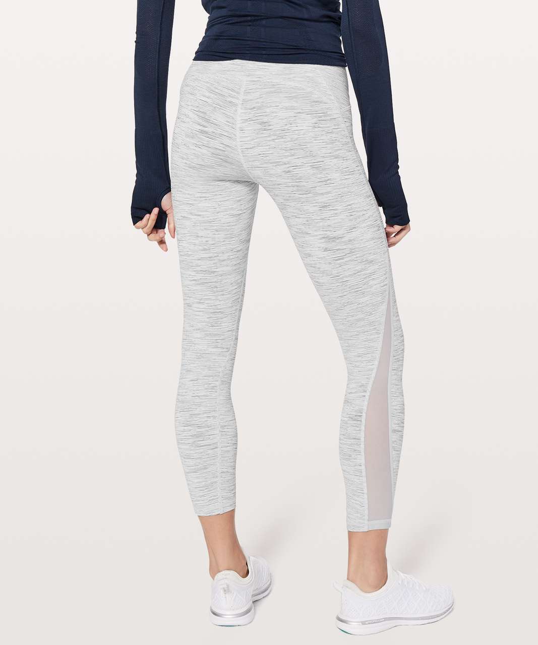 Lululemon Train Times 7/8 Pant *25" - Wee Are From Space Ice Grey Alpine White