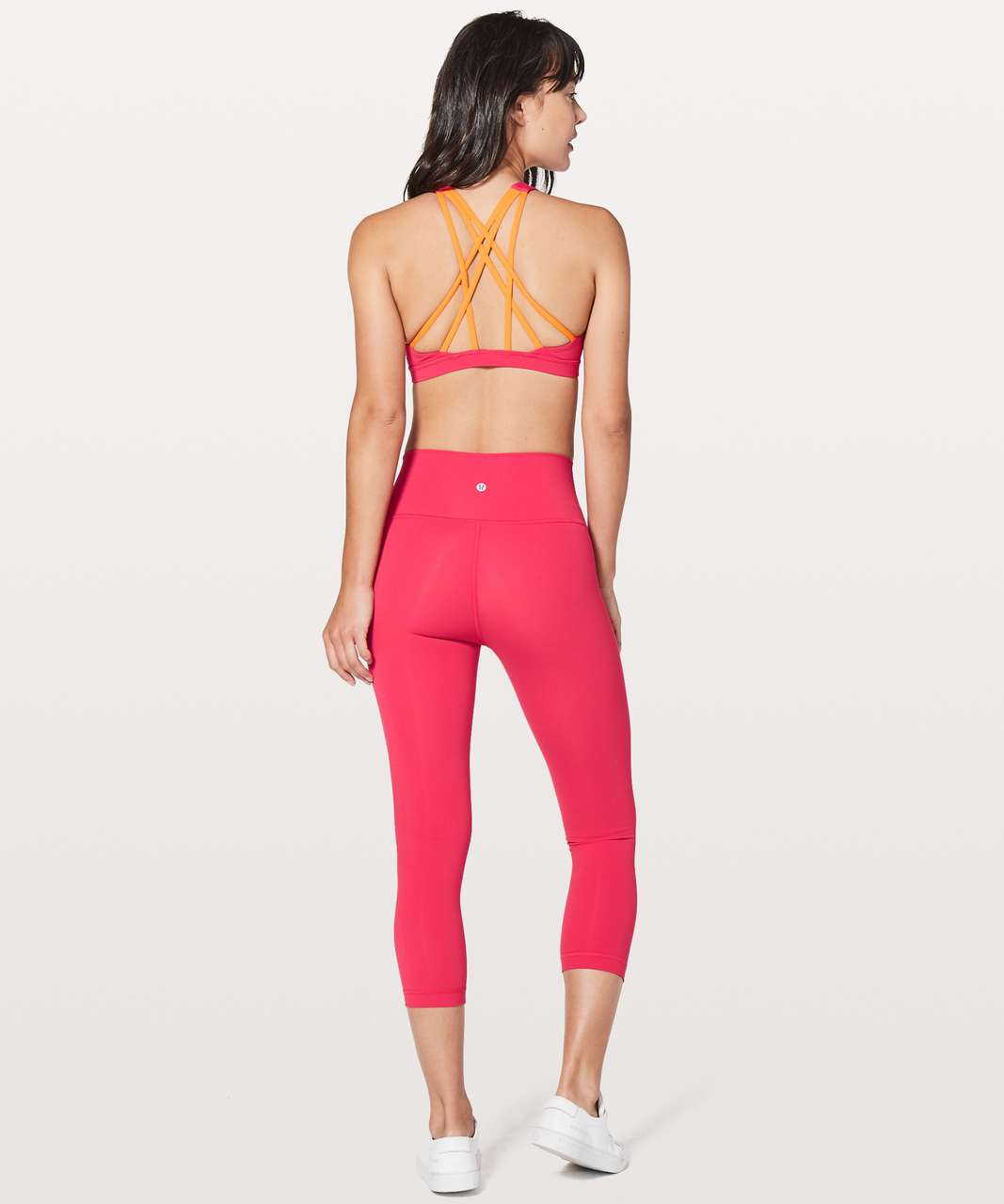 Lululemon Wunder Under Crop (Hi-Rise) *21" - Fuchsia Pink