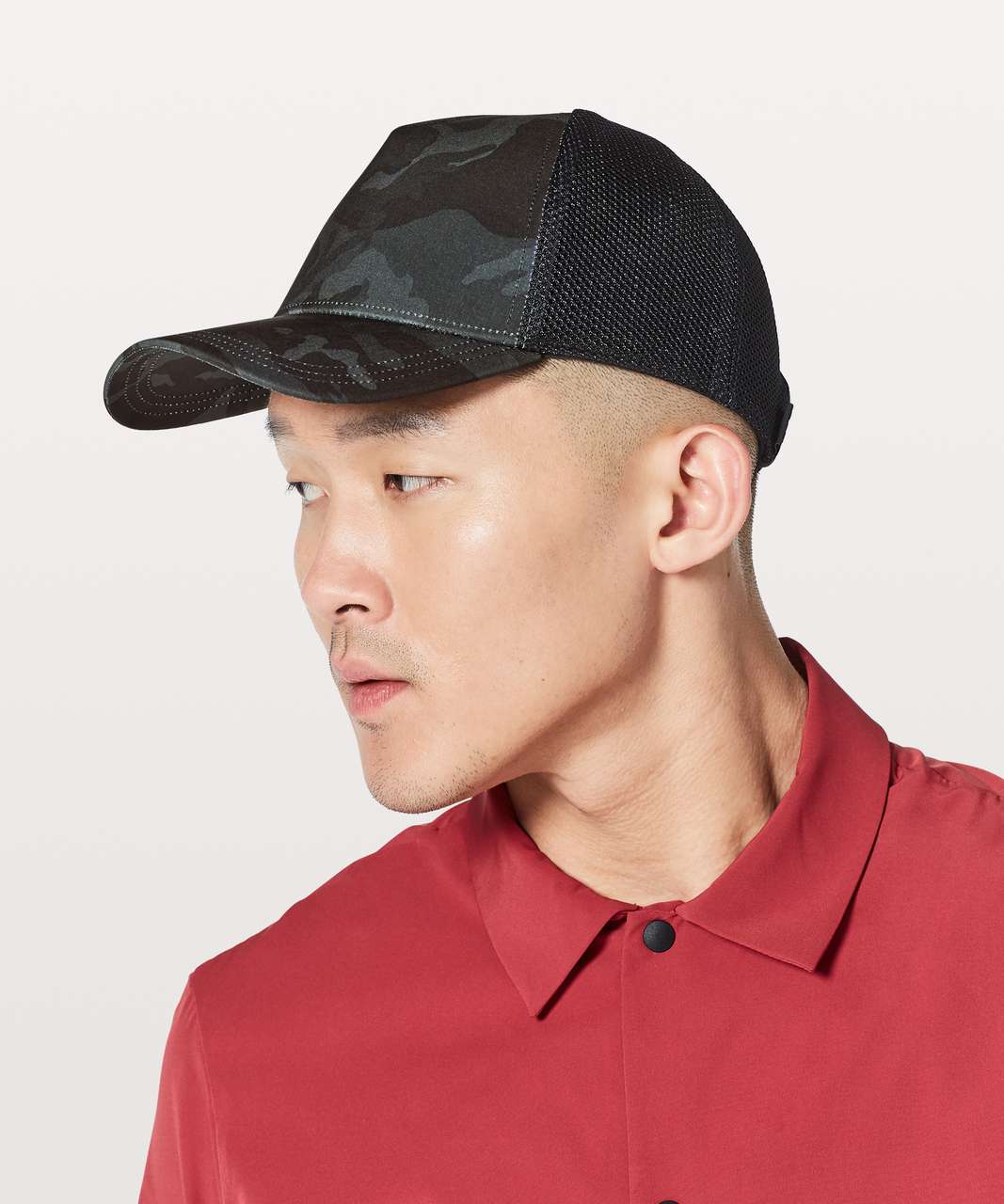 Lululemon Commission Hat - Woodland Camo Multi Grey / Black