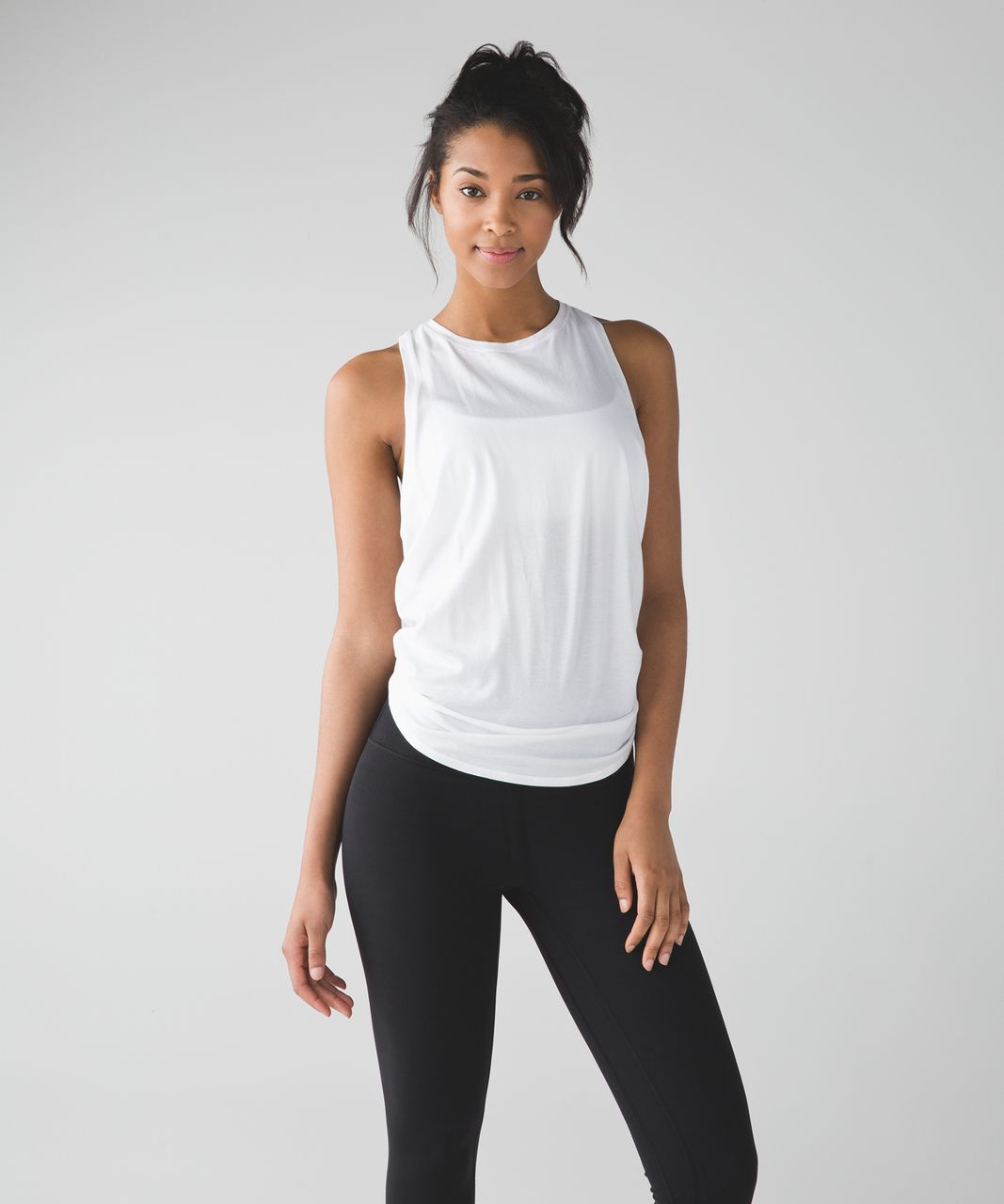 Lululemon All Tied Up Tank (Pima Cotton) - White