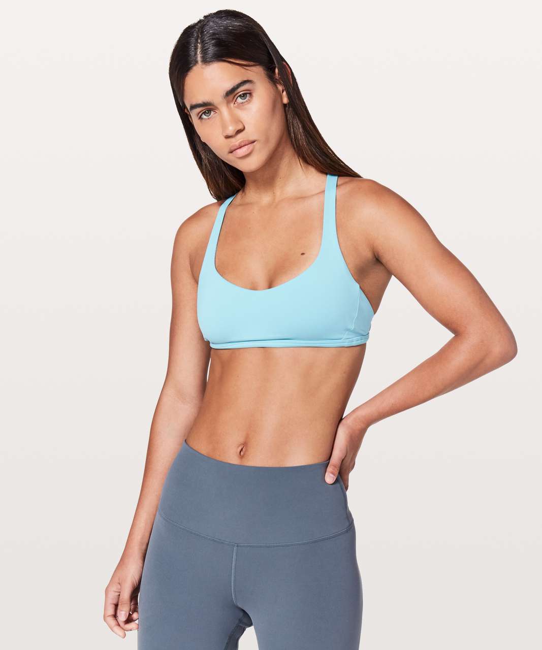 LULULEMON Strappy Sports Bra Free To Be Zen Midnight Navy 8 Full On  Luxtreme