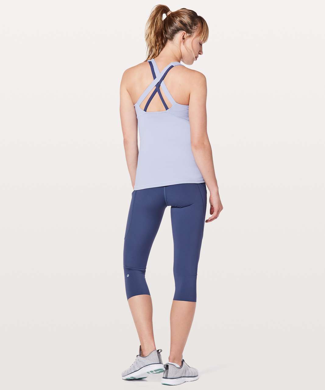 Lululemon Stash N Run Tank - Berry Mist / Moody Blues