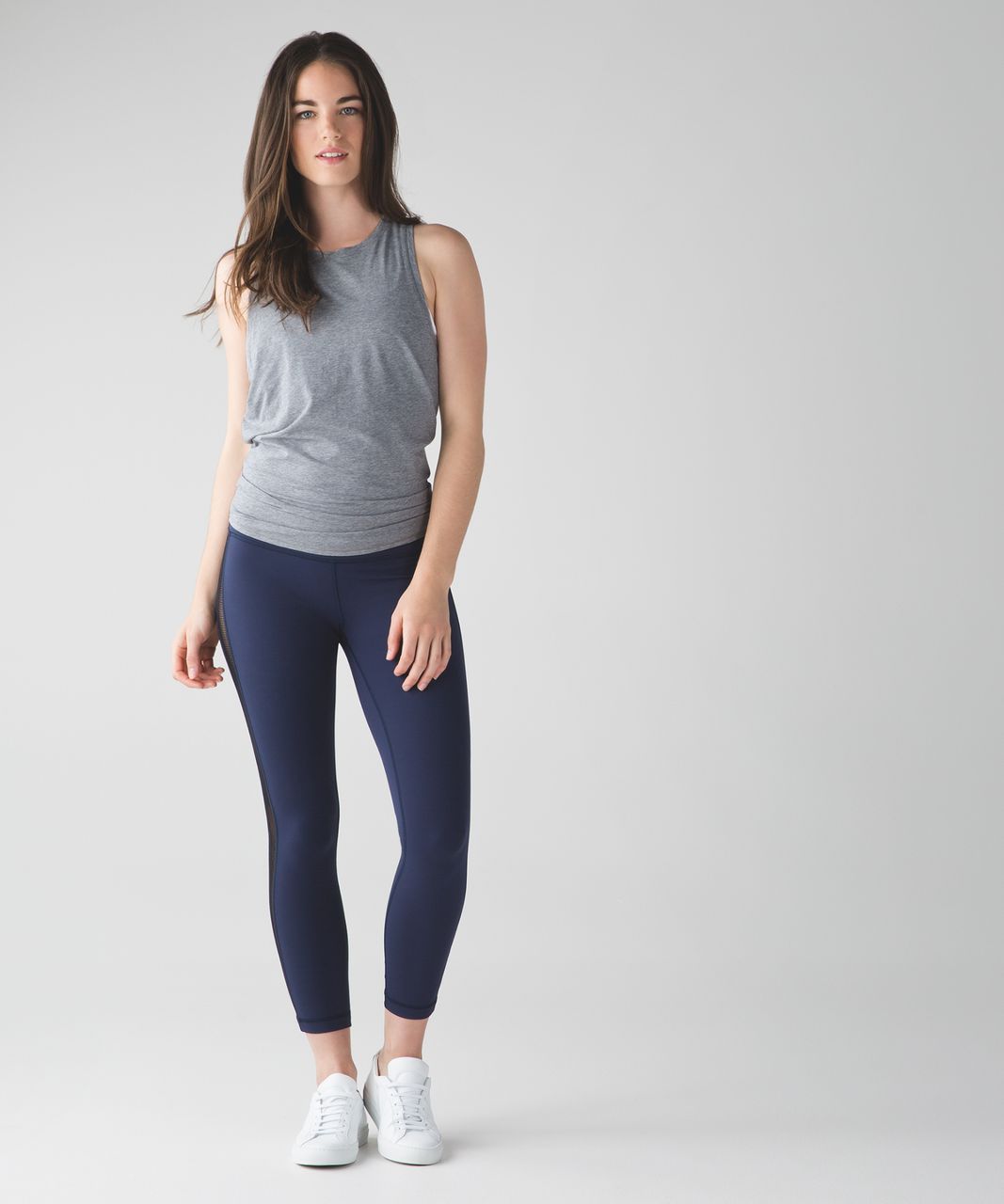 Lululemon All Tied Up Tank - Heathered Medium Grey - lulu fanatics