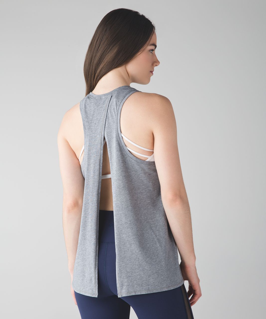 Lululemon All Tied Up Tank - Heathered Medium Grey