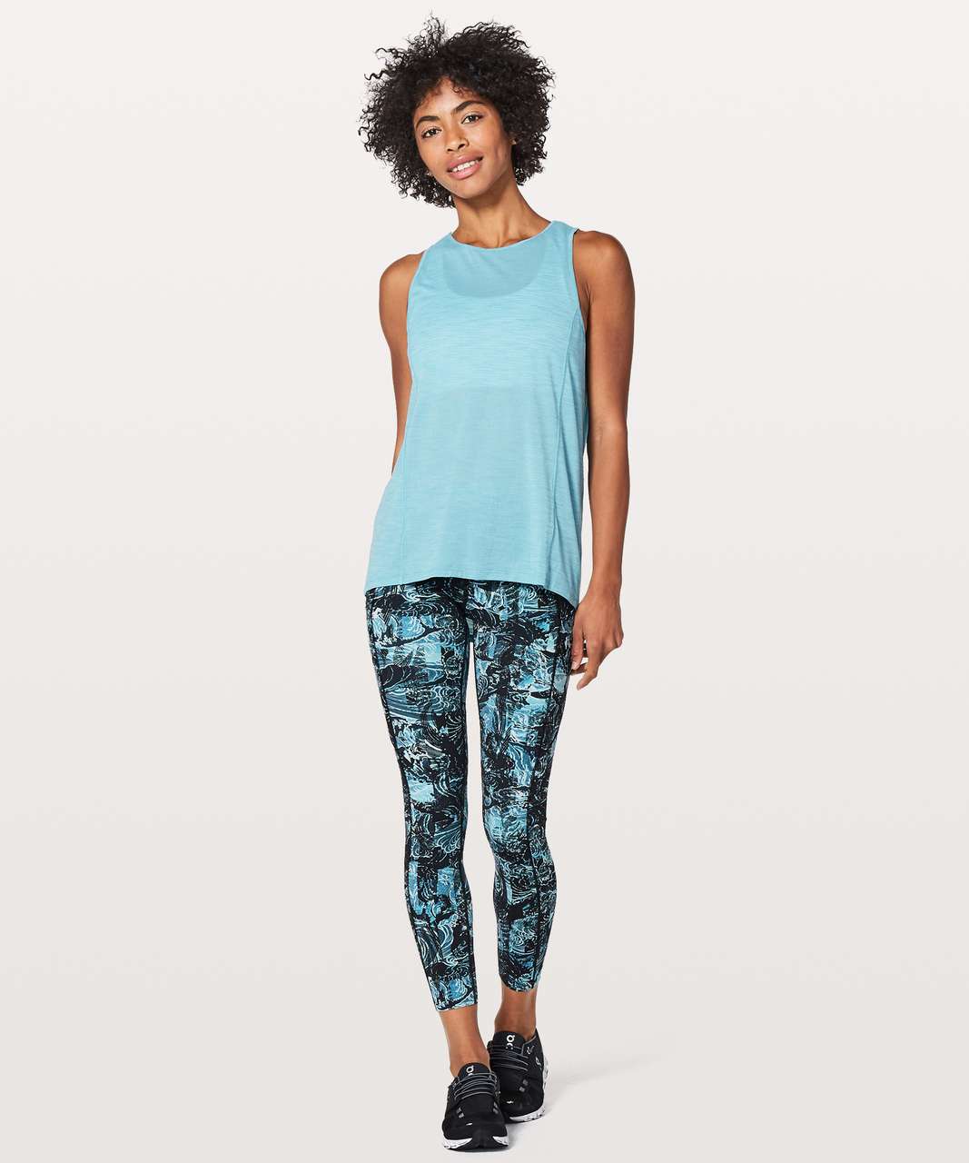 Lululemon Low Key Tank *Silver - Heathered Eton Blue - lulu fanatics