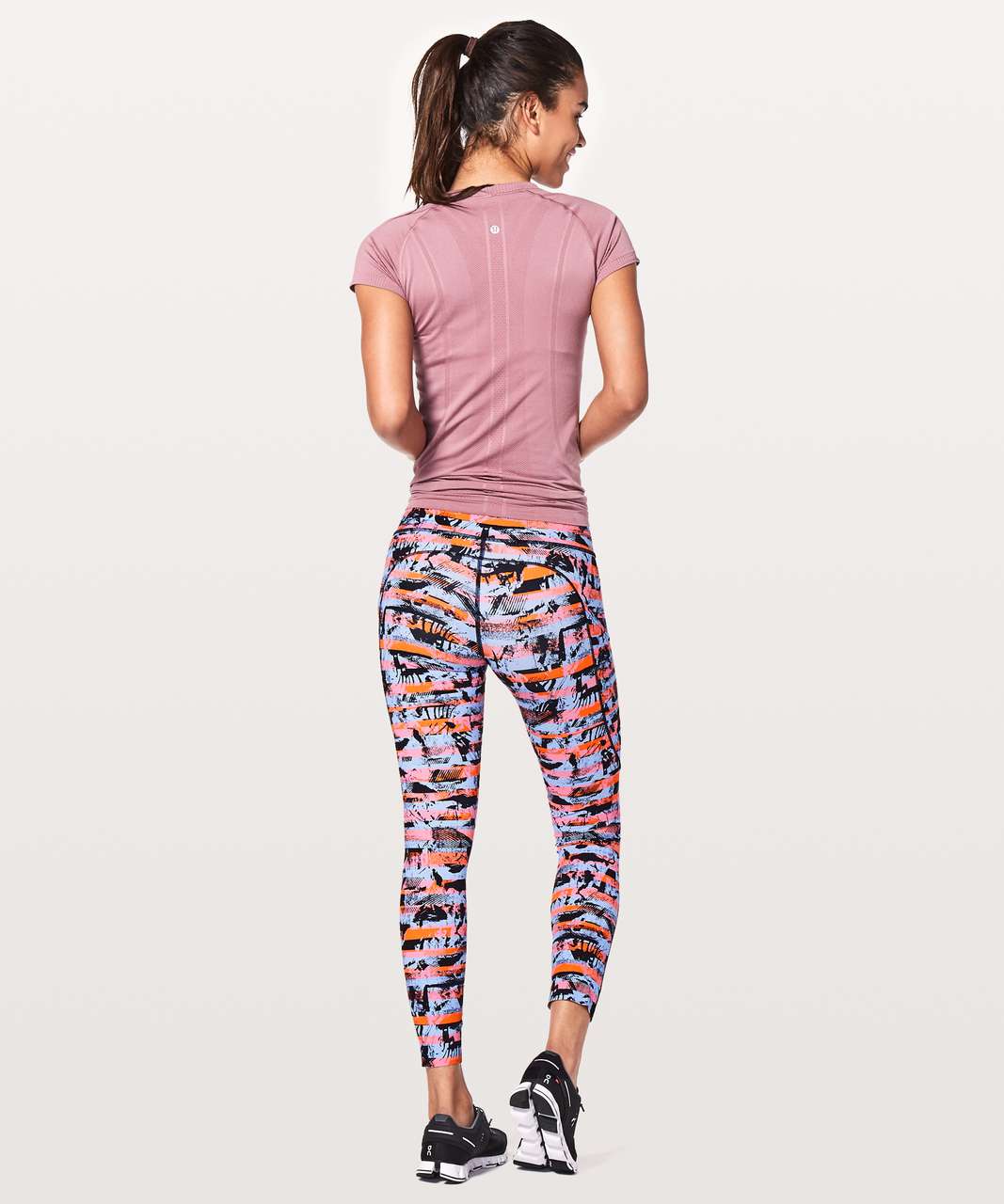 Lululemon Fast & Free 7/8 Tight II *Nulux 25 Pixel Haze Multi