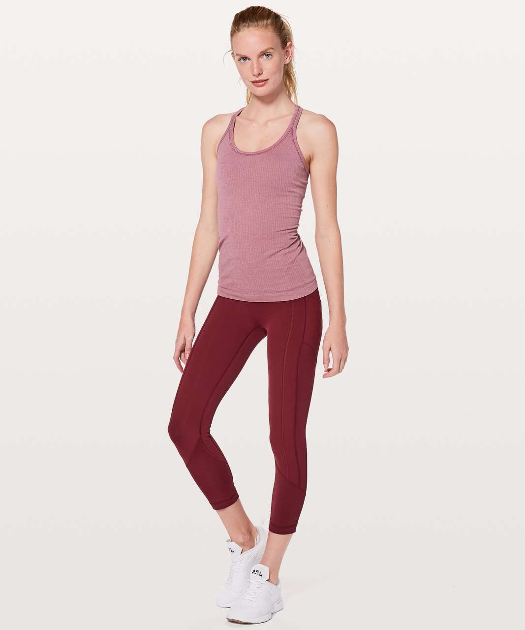 Lululemon Ebb To Street Tank II - Moss Rose