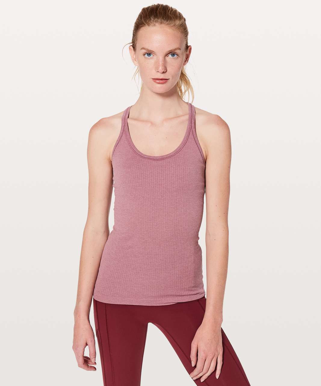 lululemon Women's Ebb To Street Tank, Pink Taupe, Size 10