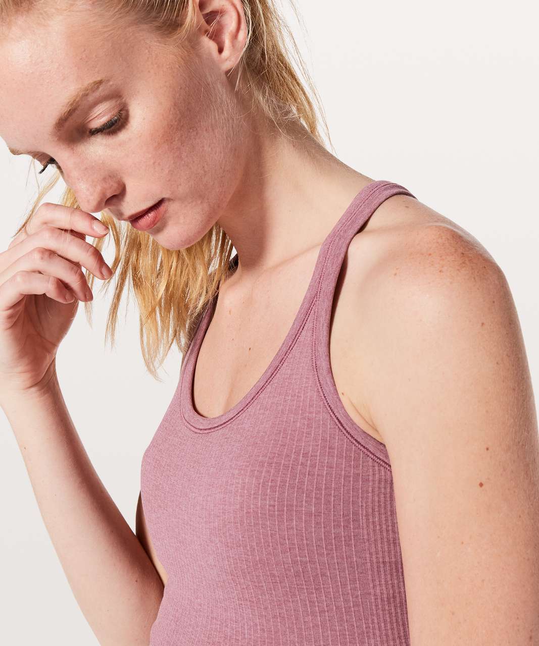 Lululemon Ebb To Street Tank II - Moss Rose