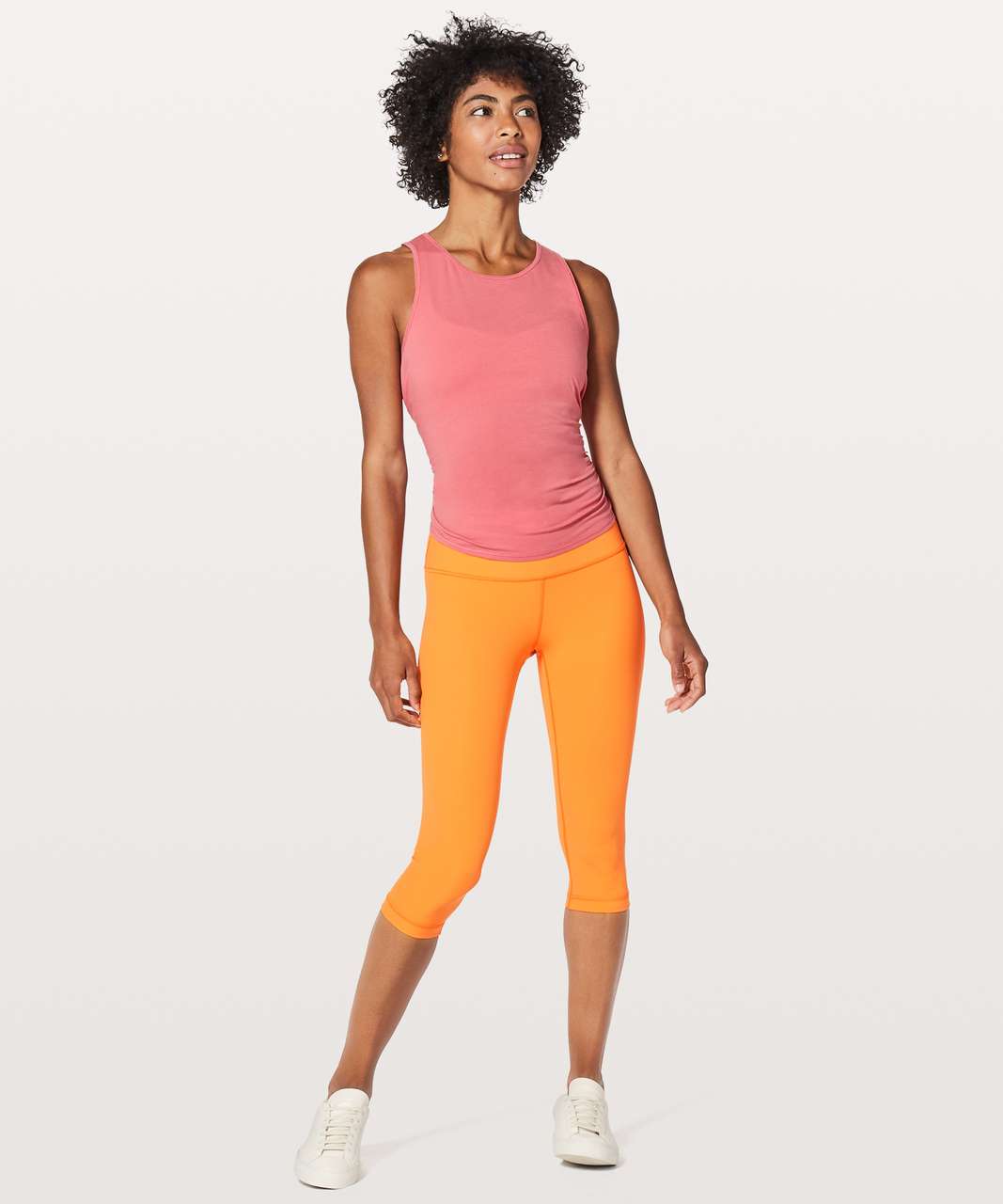 Lululemon Wunder Under Hi-Rise 1/2 Tight *17" - Vivid Amber