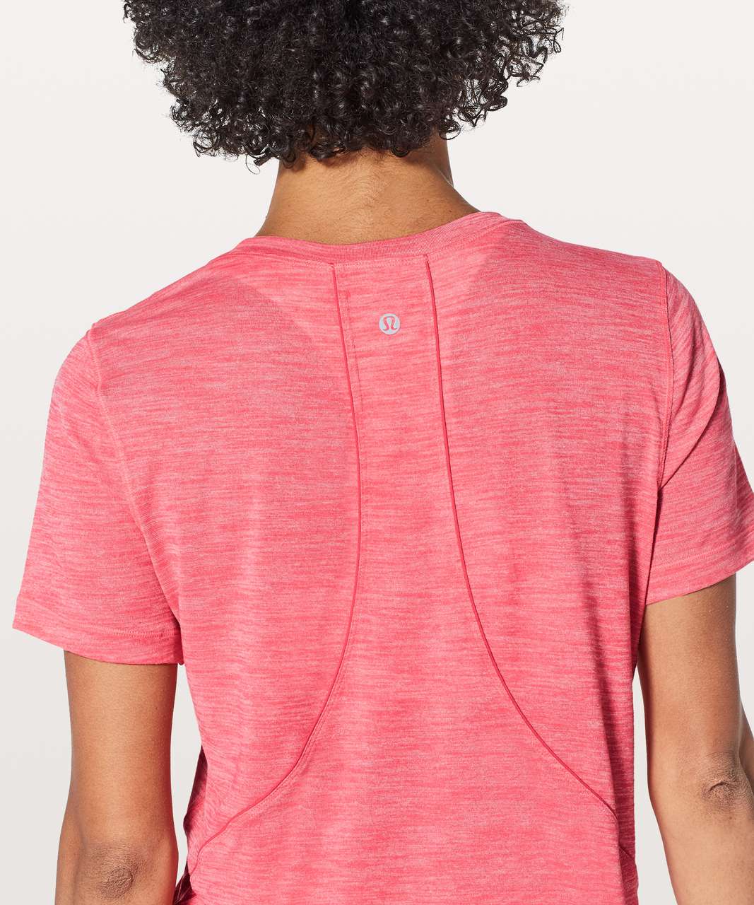 Lululemon Long Distance Short Sleeve - Heathered Glossy - lulu fanatics