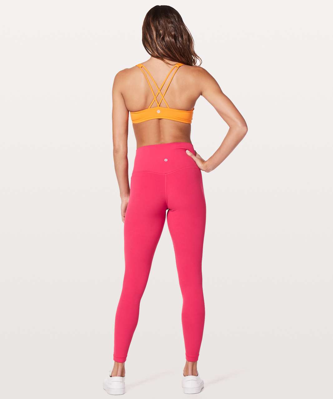 lululemon athletica, Pants & Jumpsuits, Lululemon Rush Hour 2 Crop  Leggings Mesh Deep Fuchsia Pink Purple 4