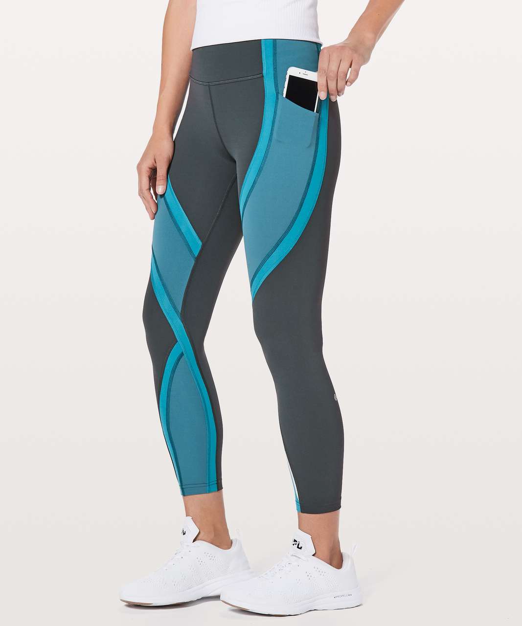 lululemon blue pattern leggings - Hers 8 – SproutzUturn