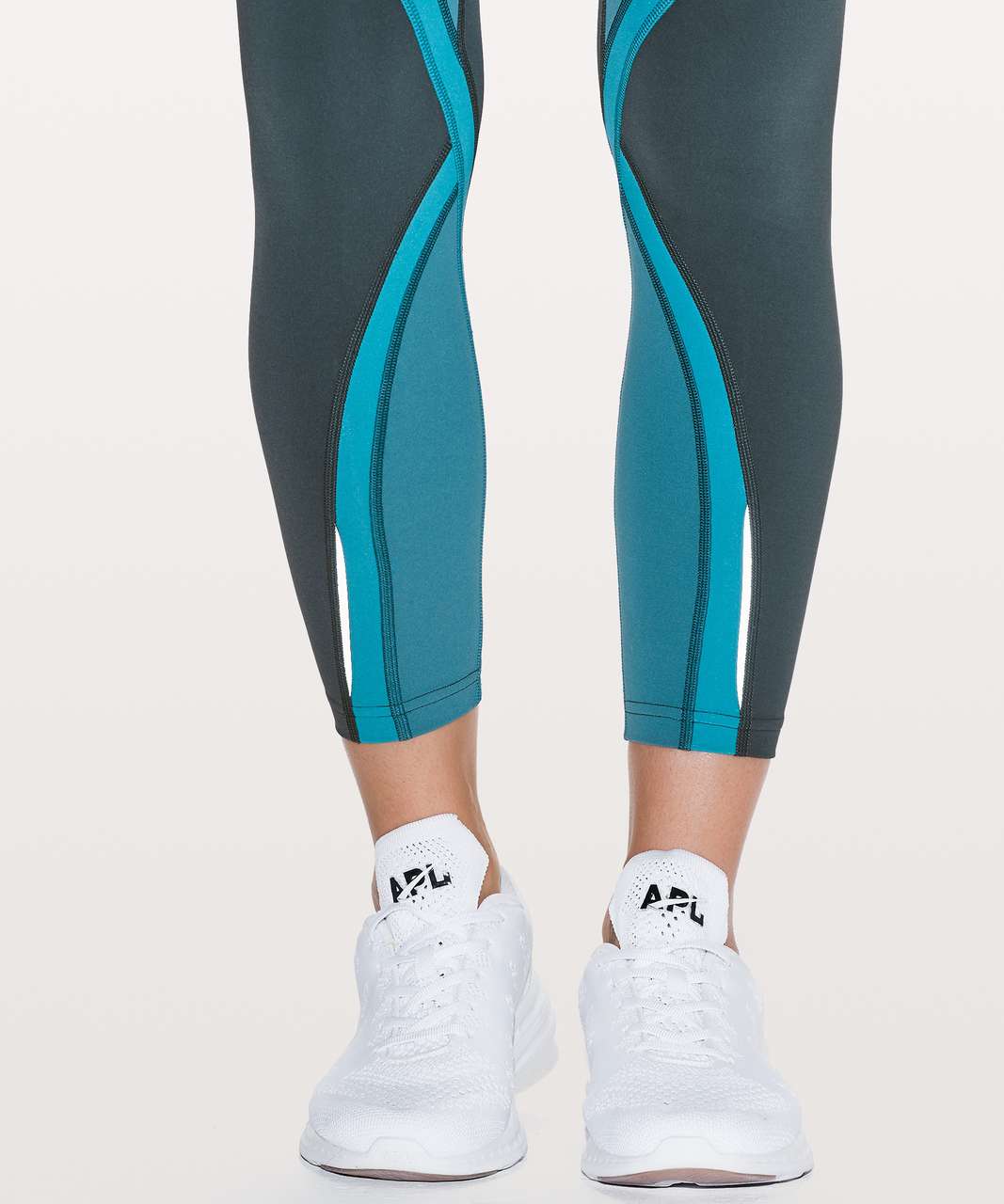 Lululemon Wild Twist 7/8 Tight *25" - Gravity / Pacific Teal / Teal Blue