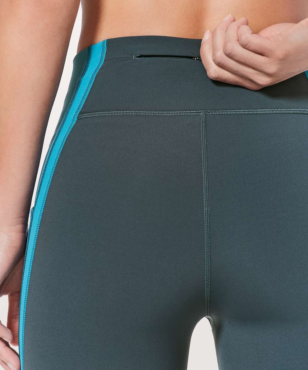 Lululemon Wild Twist 7/8 Tight *25" - Gravity / Pacific Teal / Teal Blue