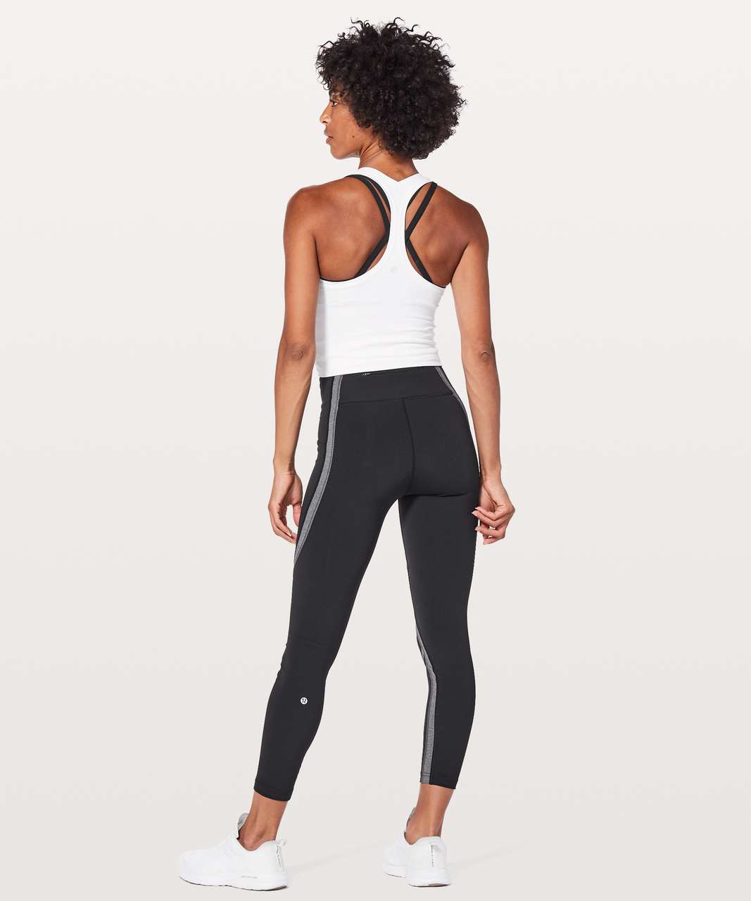 Lululemon Wild Twist 7/8 Tight *25" - Black / Heathered Black