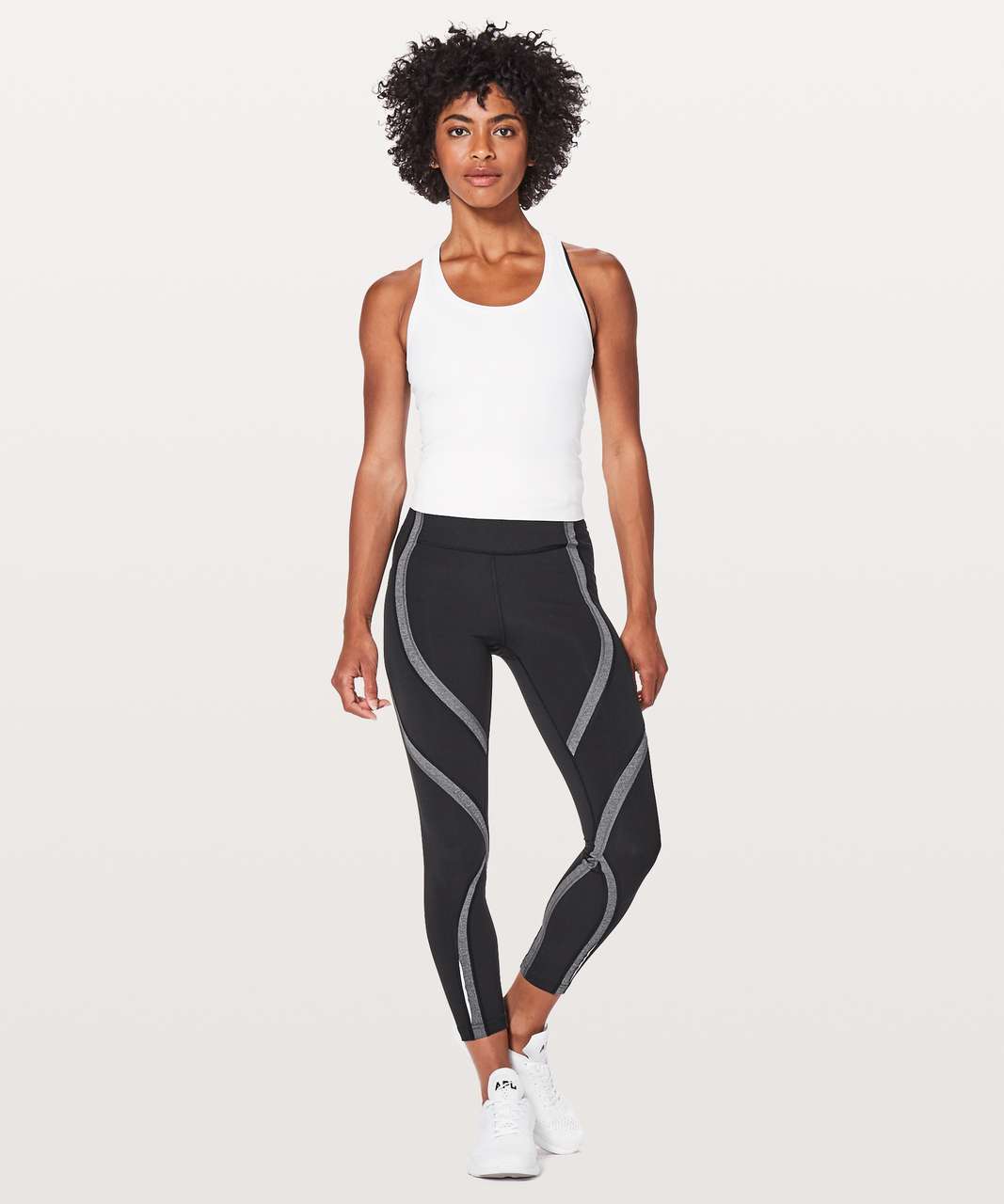 Lululemon Wild Twist 7/8 Tight *25" - Black / Heathered Black