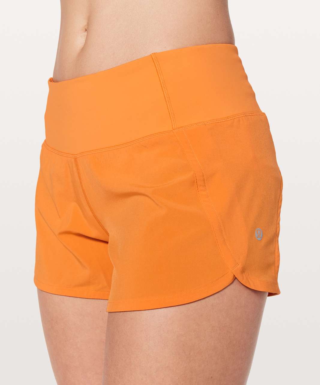 Lululemon Run Times Short II *4" - Vivid Amber