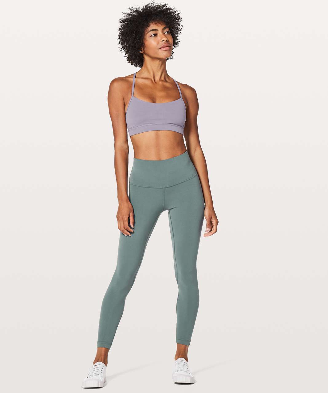 Lululemon Fast and Free High-Rise Tight 25 - Green Jasper - lulu fanatics