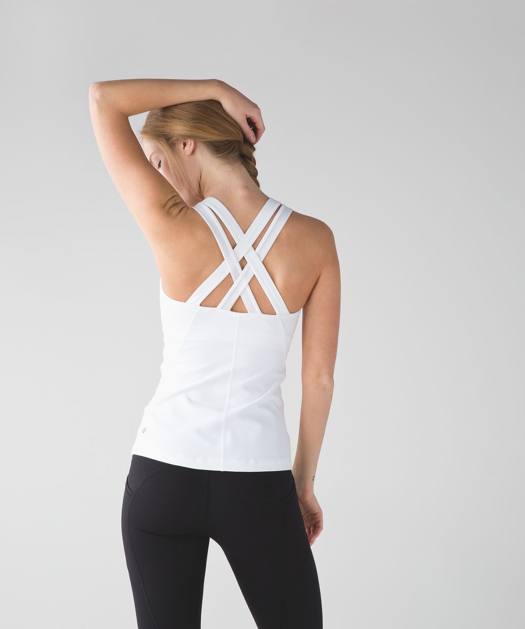 White Compassion Yoga Tank Top