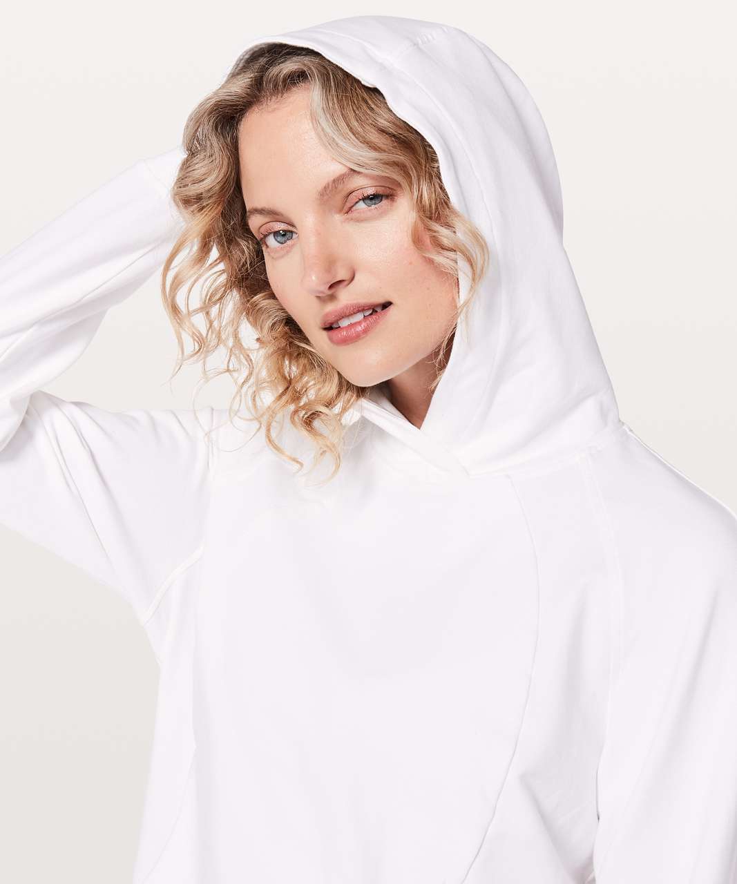 Lululemon Scuba Pullover - White - lulu fanatics