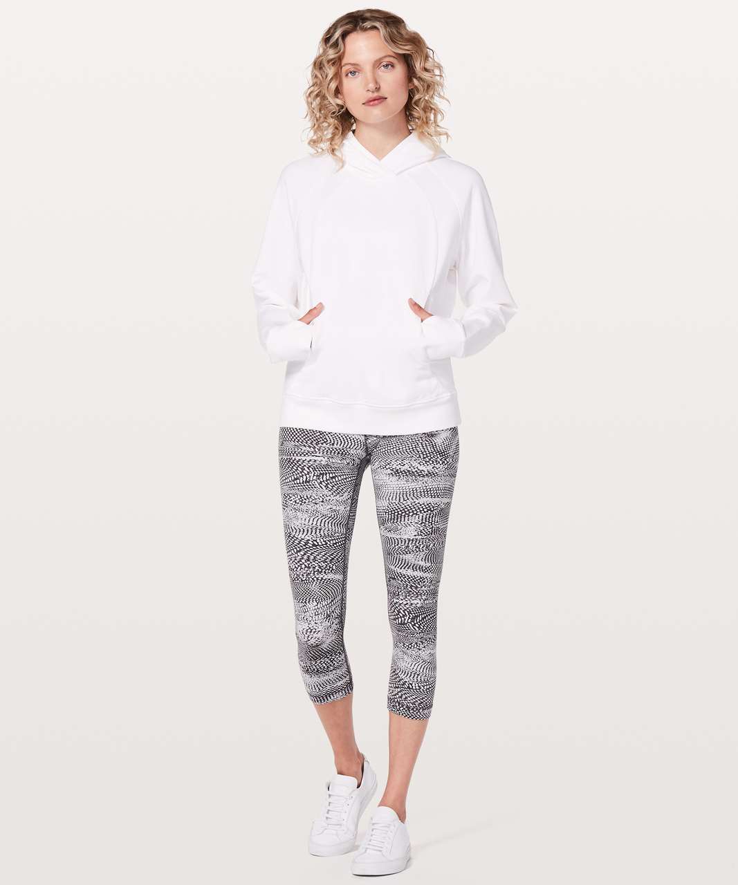 Lululemon Scuba Pullover - White - lulu fanatics