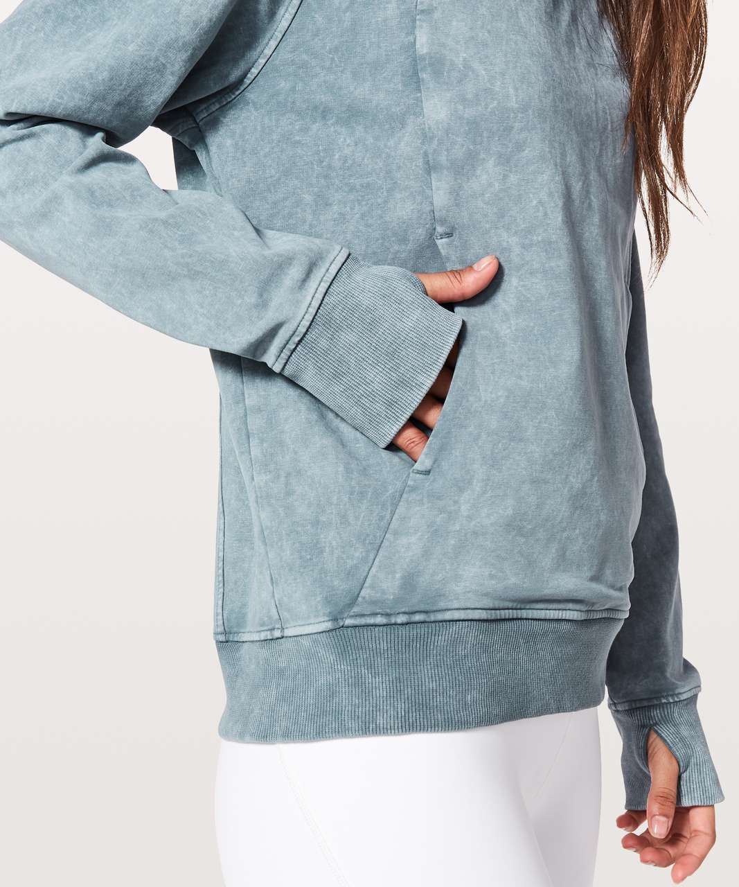 Lululemon Scuba Pullover - Washed Blue Charcoal (First Release)