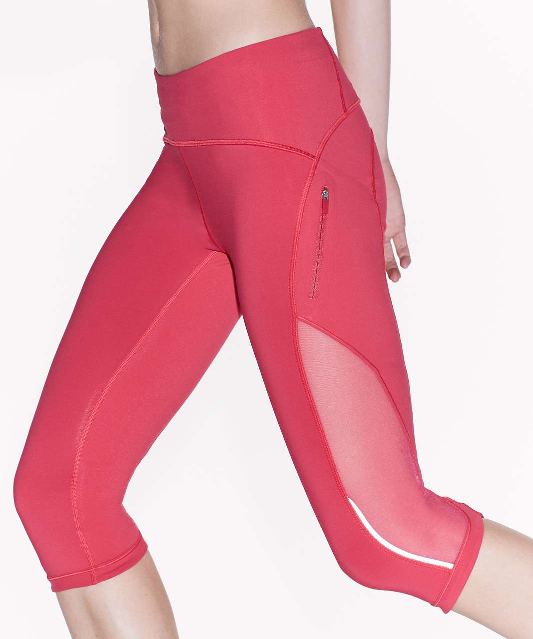 Lululemon Sun Runner Crop *17 - Fuchsia Pink - lulu fanatics