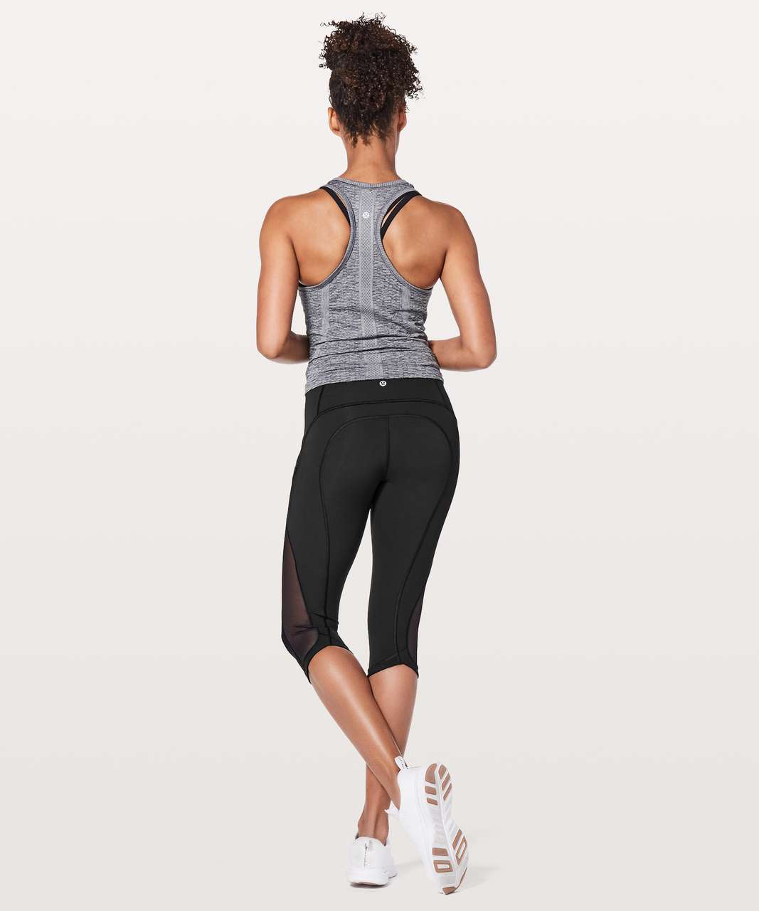 Lululemon Sun Runner Crop *17 - Black - lulu fanatics