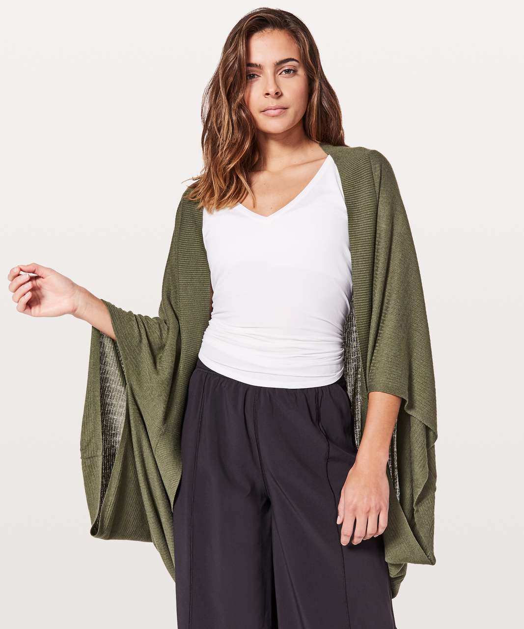 Lululemon Stillness Wrap - Heathered Sage