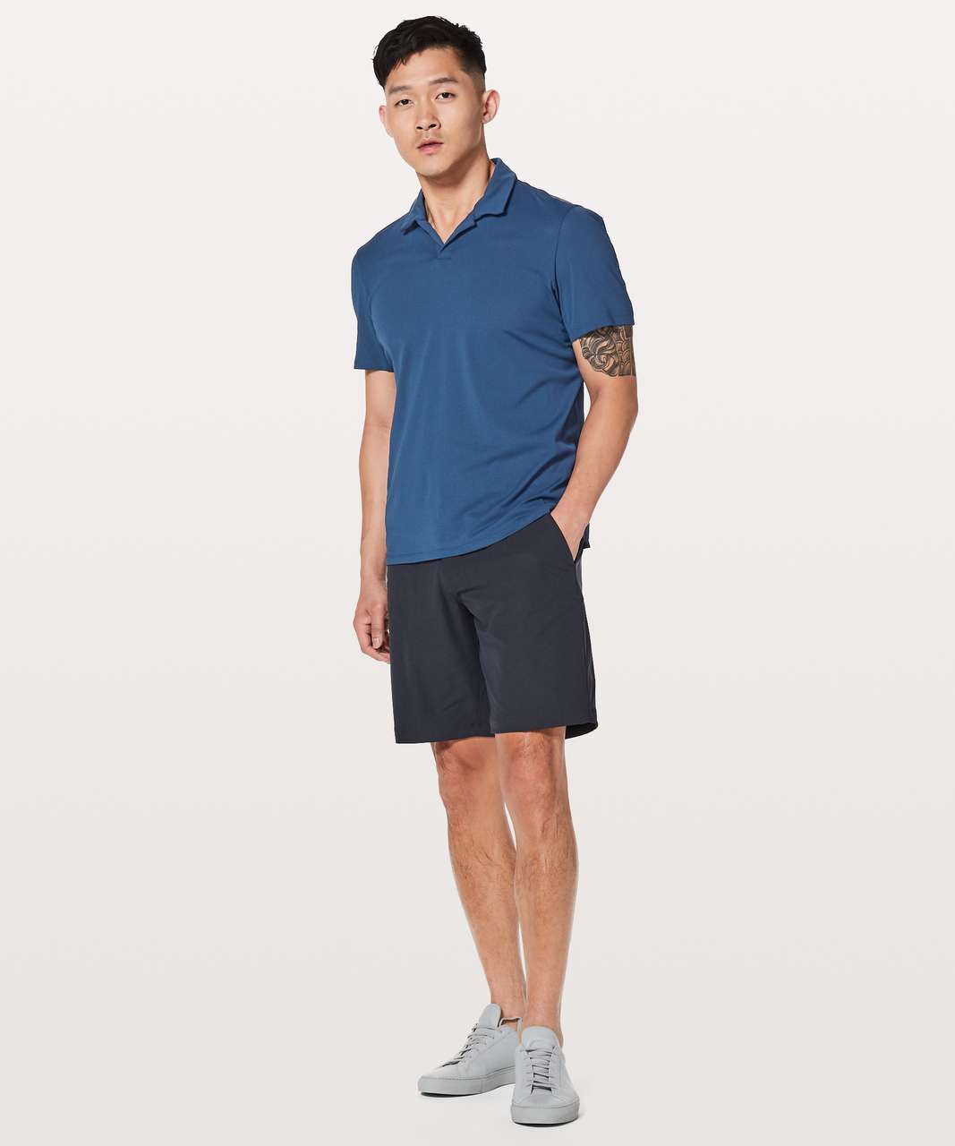 Lululemon Warped Sense Polo - Onyx Blue