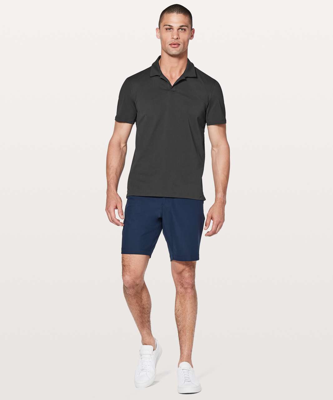 Lululemon Warped Sense Polo - Obsidian