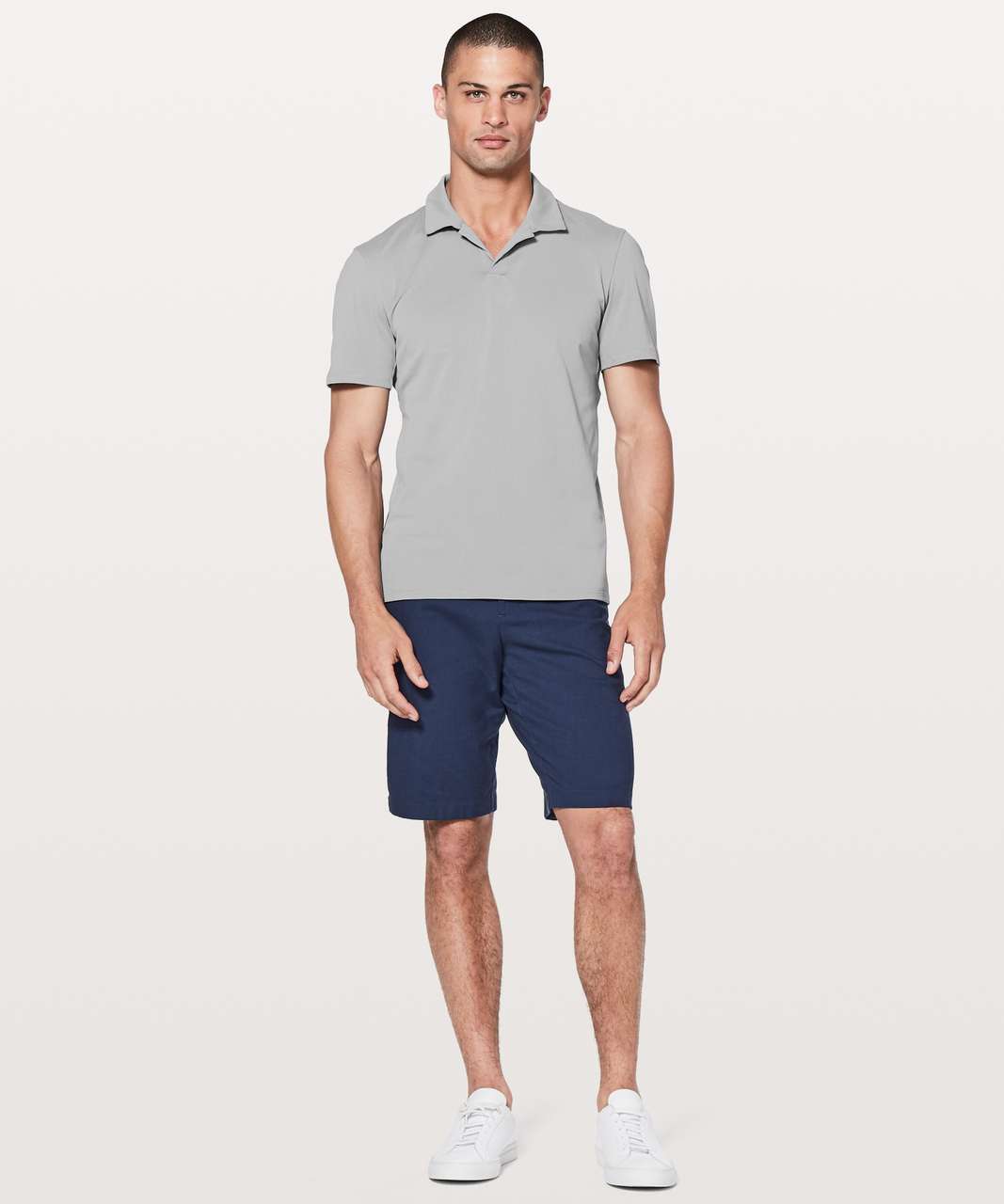 Lululemon Warped Sense Polo - Light Cast