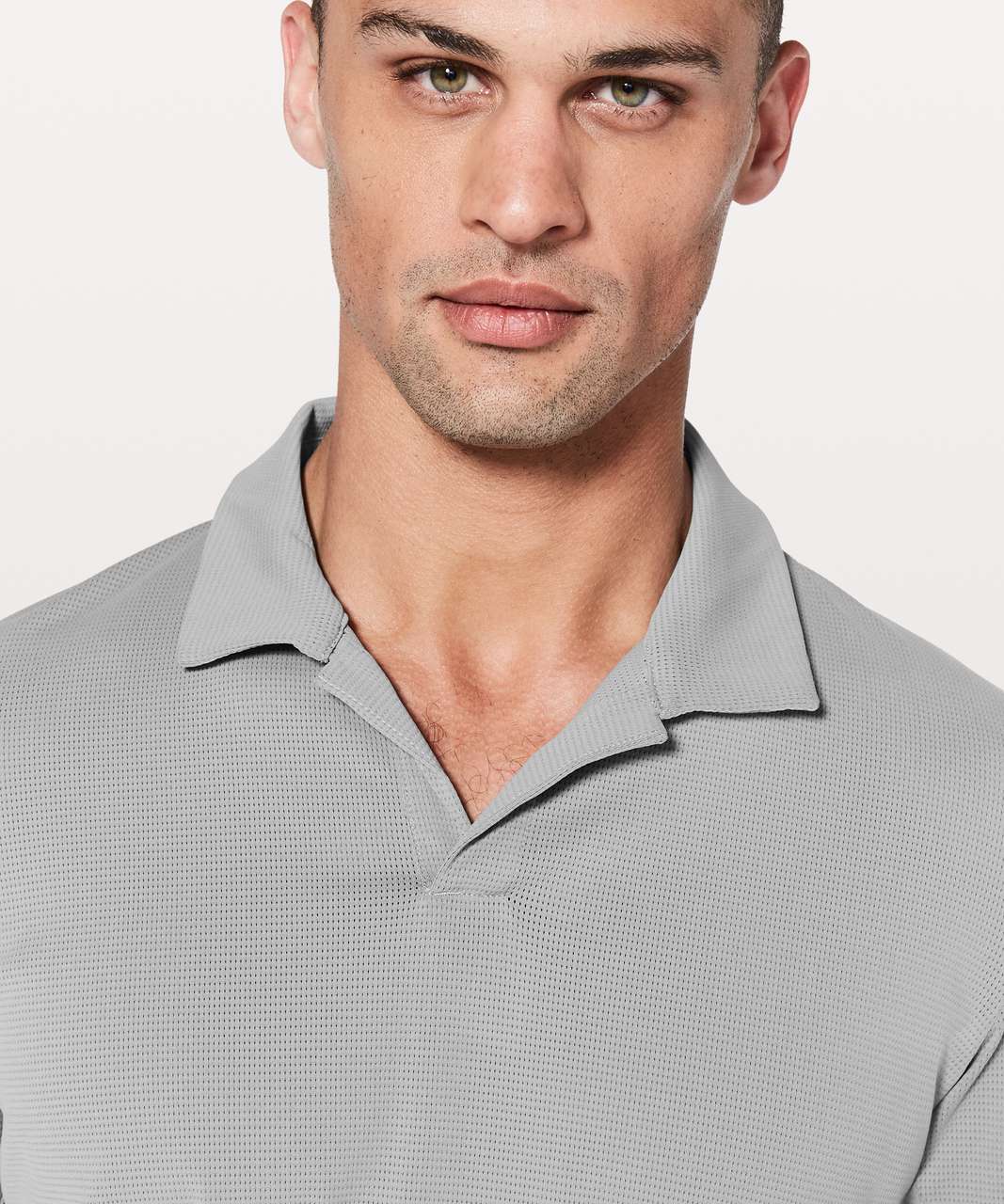 Lululemon Warped Sense Polo - Light Cast