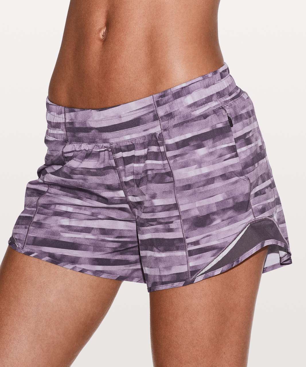 Lululemon Hotty Hot Short II *Long 4" - Shadowed Smoked Mullberry / Black Currant