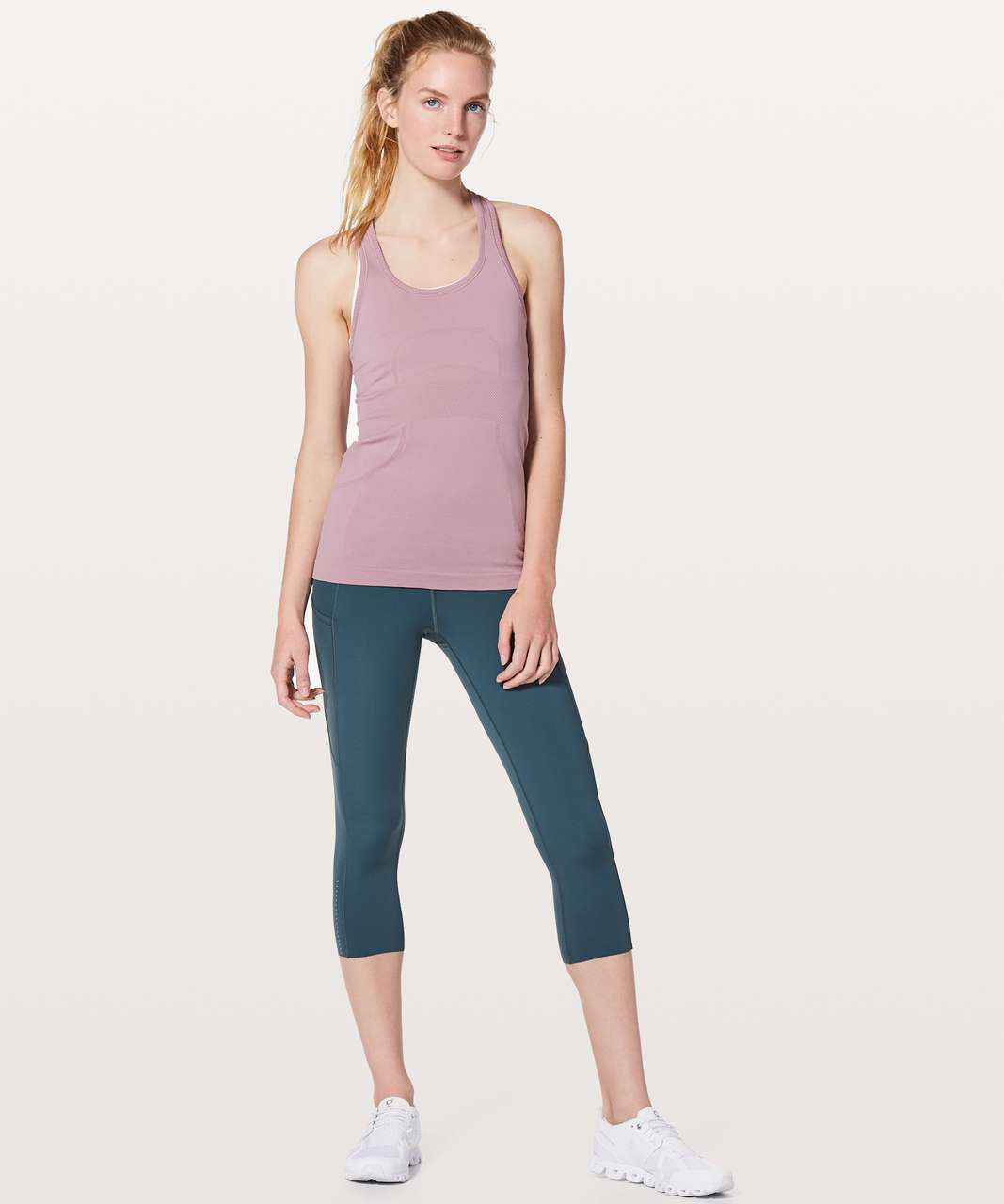 Lululemon In Movement Crop *Everlux 19 - Nocturnal Teal - lulu fanatics