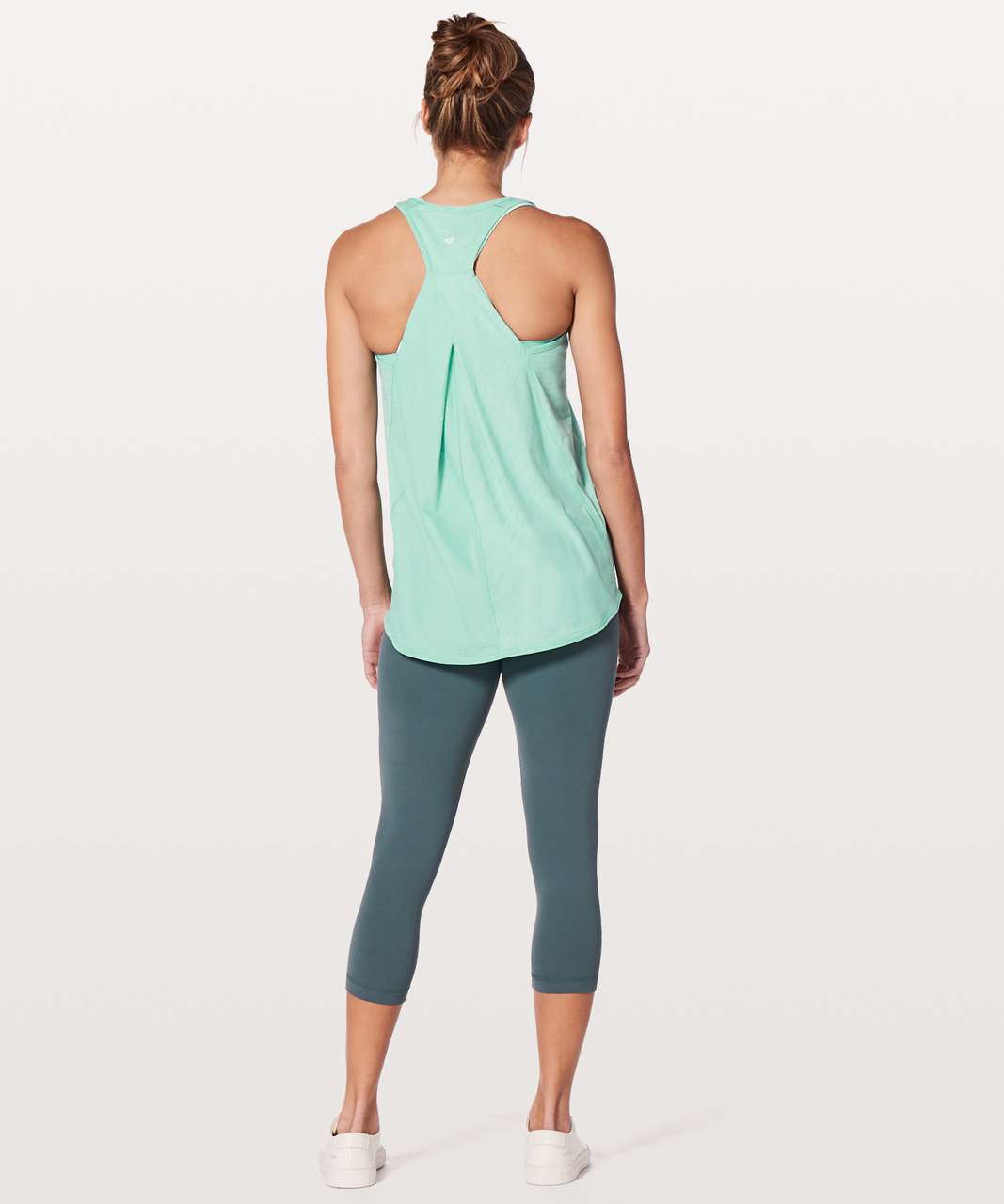 Lululemon Essential Tank - Heathered Washed Marsh