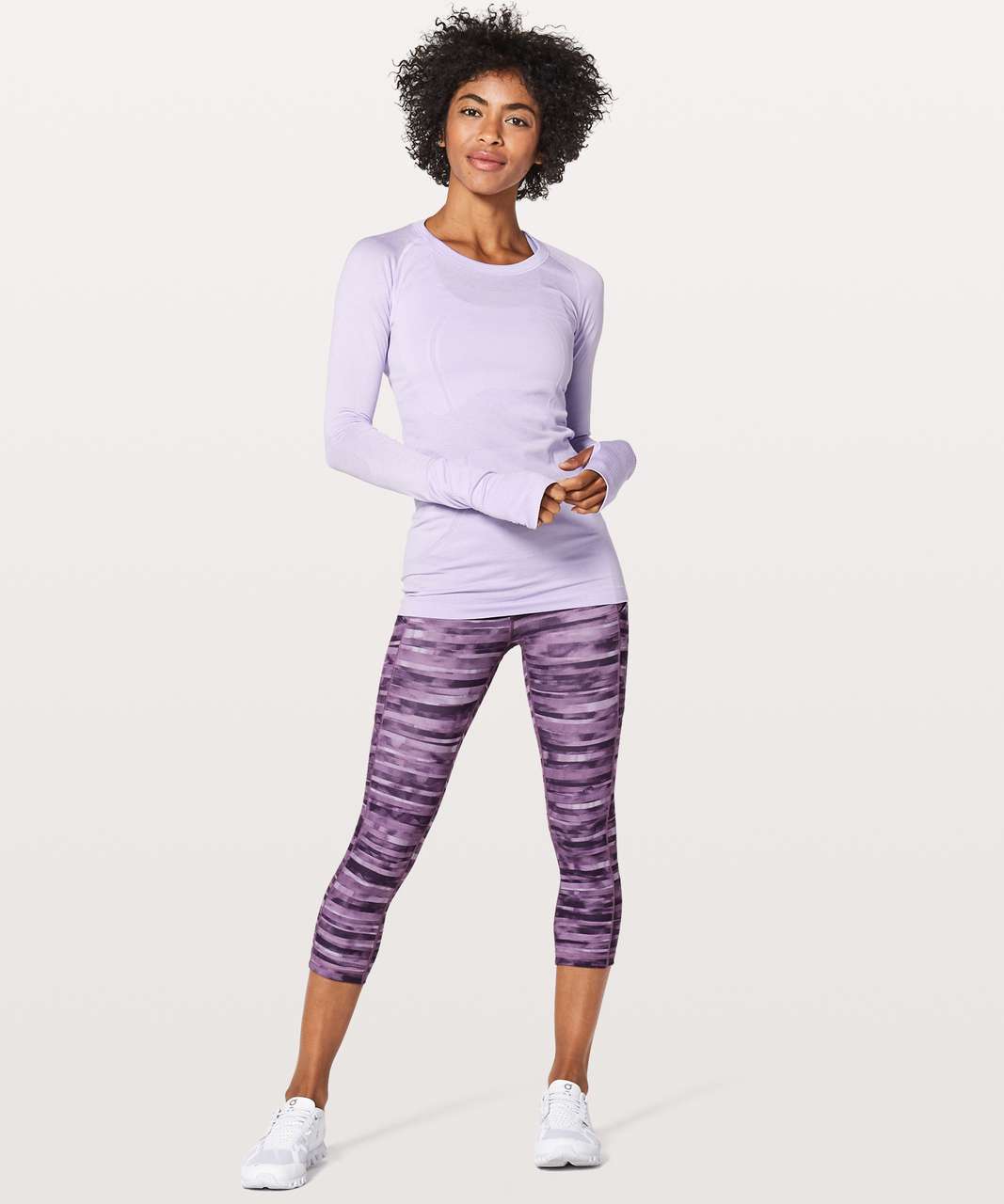 Lululemon Swiftly Tech Long Sleeve Crew - Sheer Violet / Sheer Violet