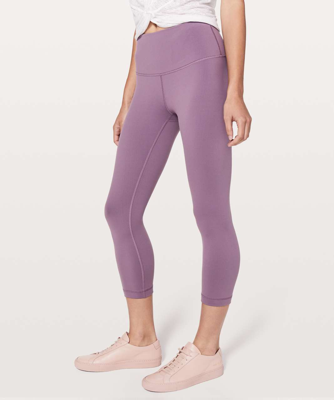 Lululemon Wunder Under Crop *Silver - Beaming Blue - lulu fanatics