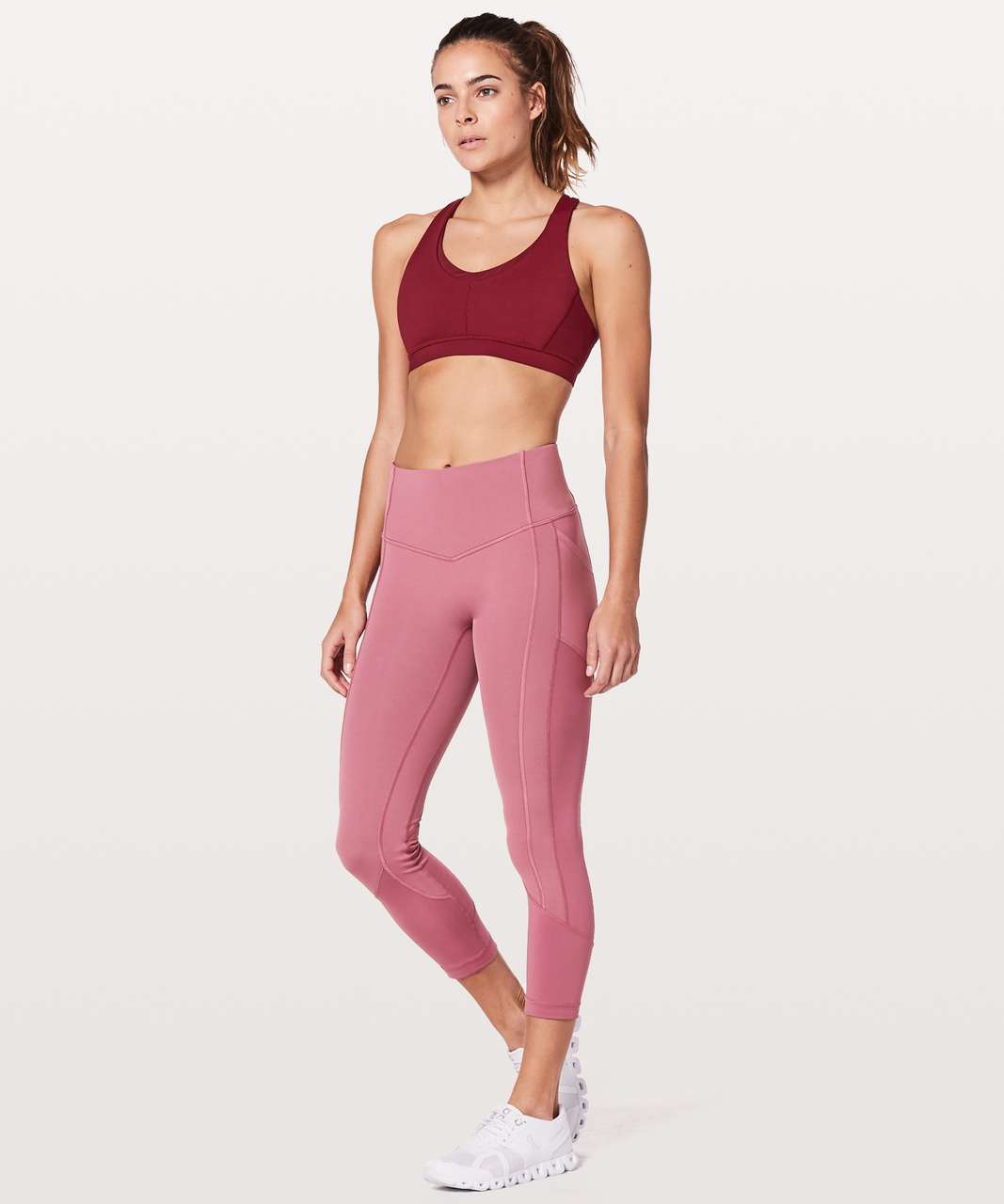Lululemon All The Right Places Crop II *23" - Moss Rose