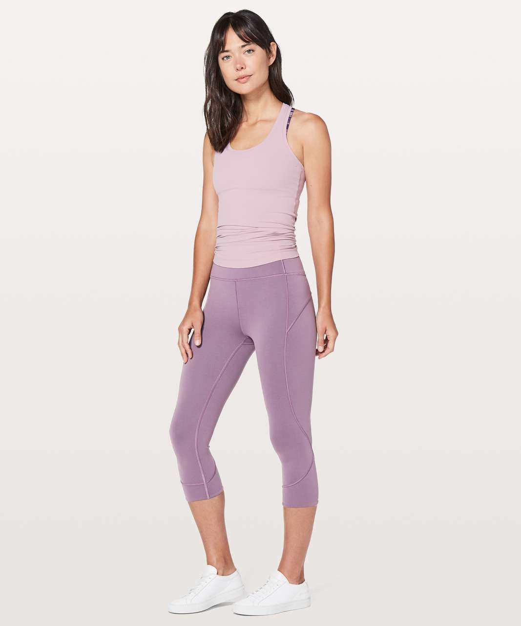 Lululemon In Movement Crop *Everlux 19" - Smoked Mulberry