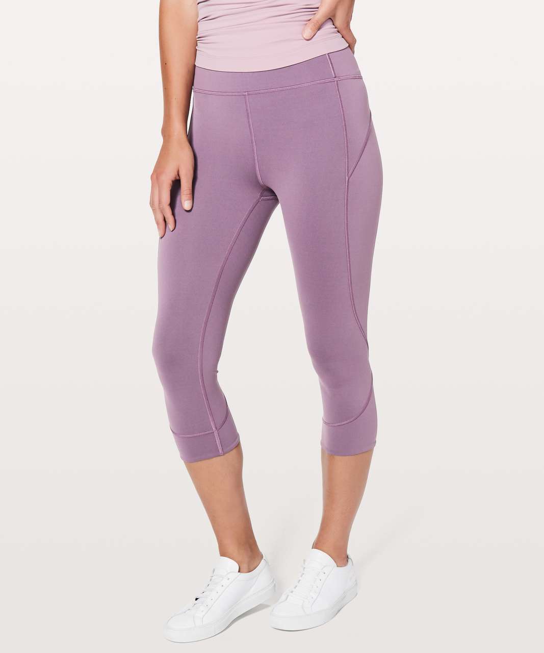 Lululemon In Movement Crop *Everlux 19" - Smoked Mulberry