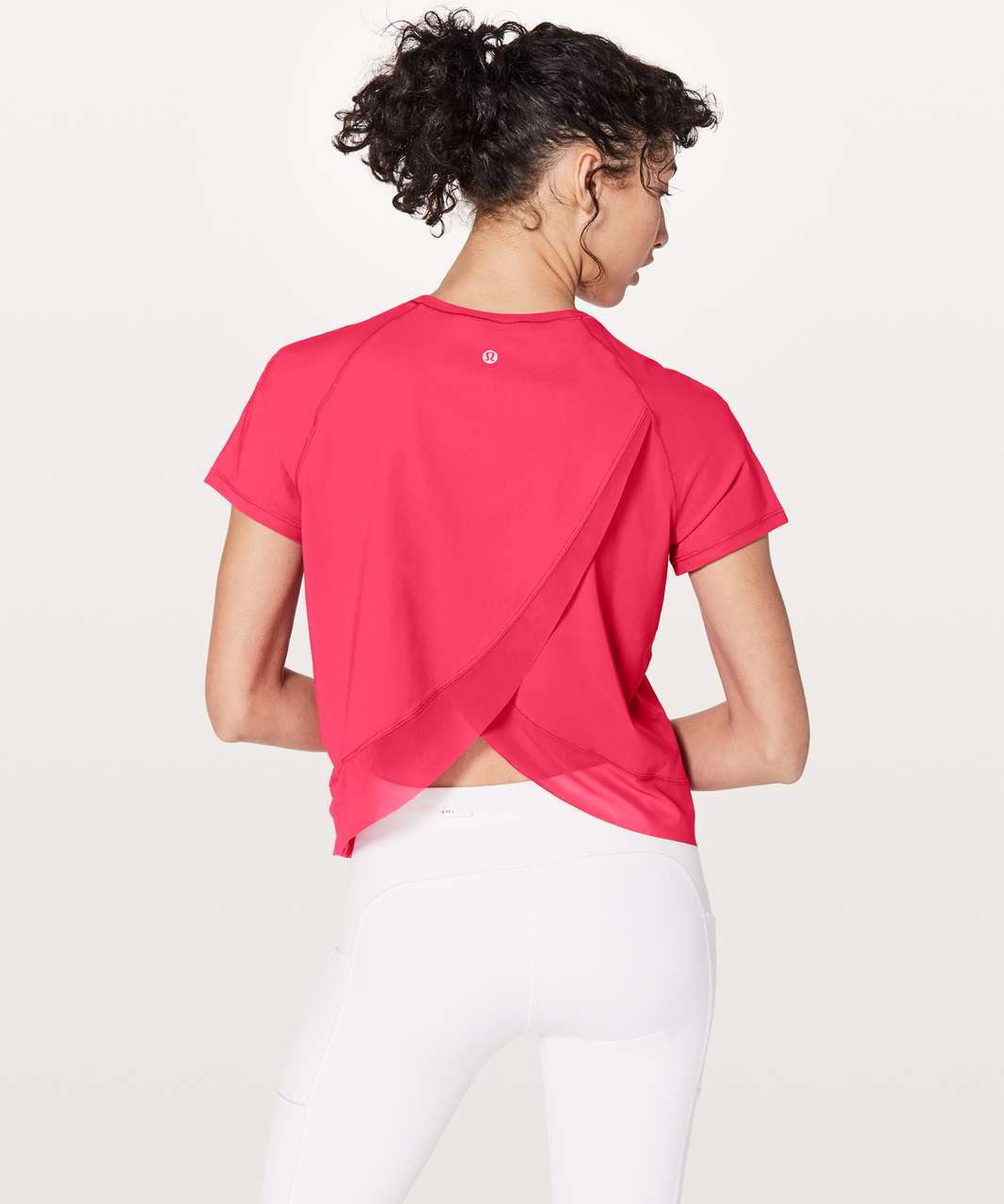 Lululemon Quick Pace Short Sleeve - Fuchsia Pink