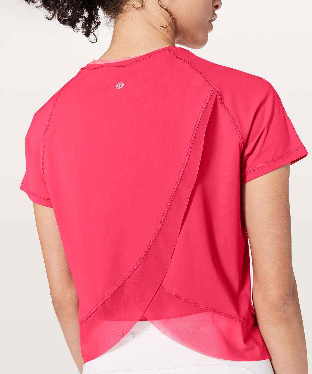 Lululemon Quick Pace Short Sleeve - Fuchsia Pink