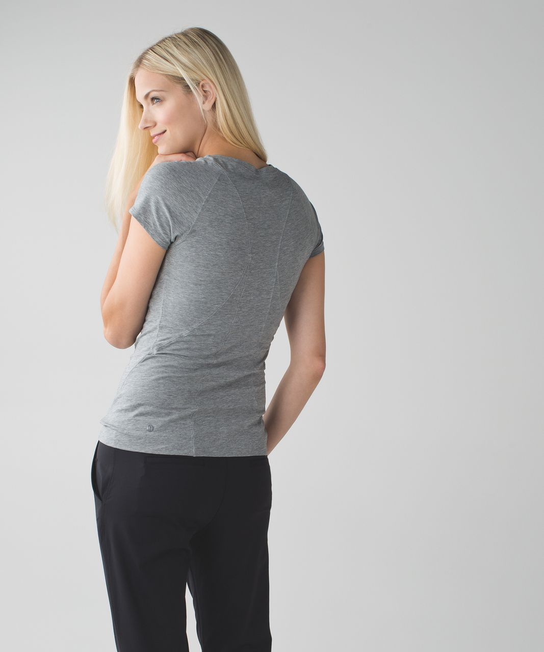 Lululemon Let Be Short Sleeve Tee - Heathered Medium Grey